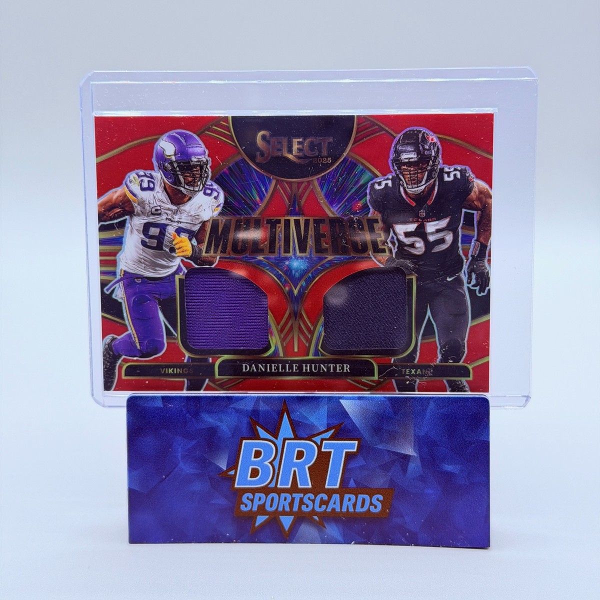 2025 Panini Select Danielle Hunter Multiverse Jerseys Red Prizm