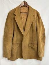 Pioneer Wear Men's Corduroy Blazer Jacket Western Yoke Elbow Patches Size 46 USA