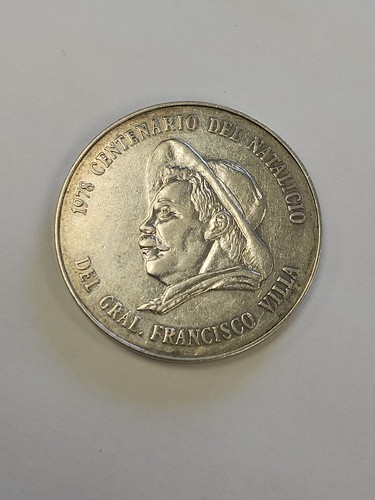 1978 Mo Centenario Gral Francisco Villa .925 Silver Medal 🇲🇽🔥👌