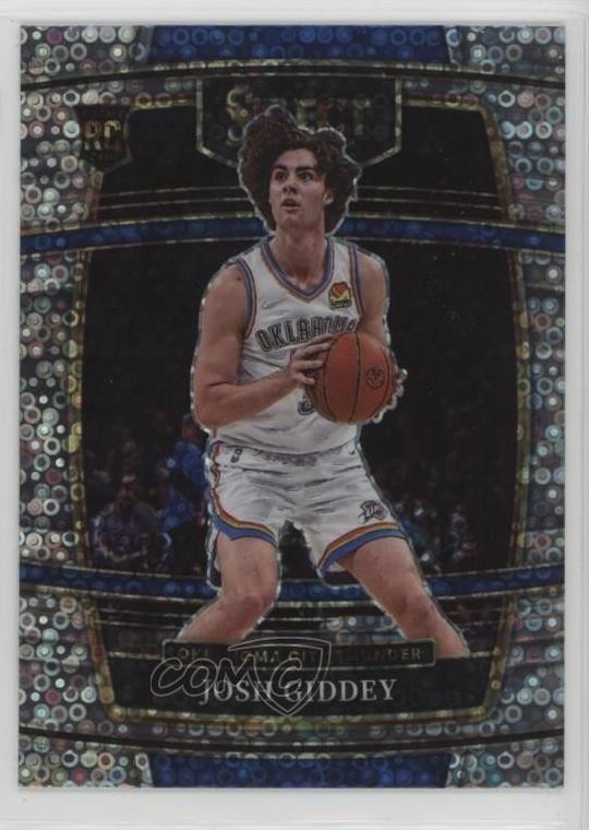 2021-22 Panini Select Concourse Disco Prizm Josh Giddey #58 10h2