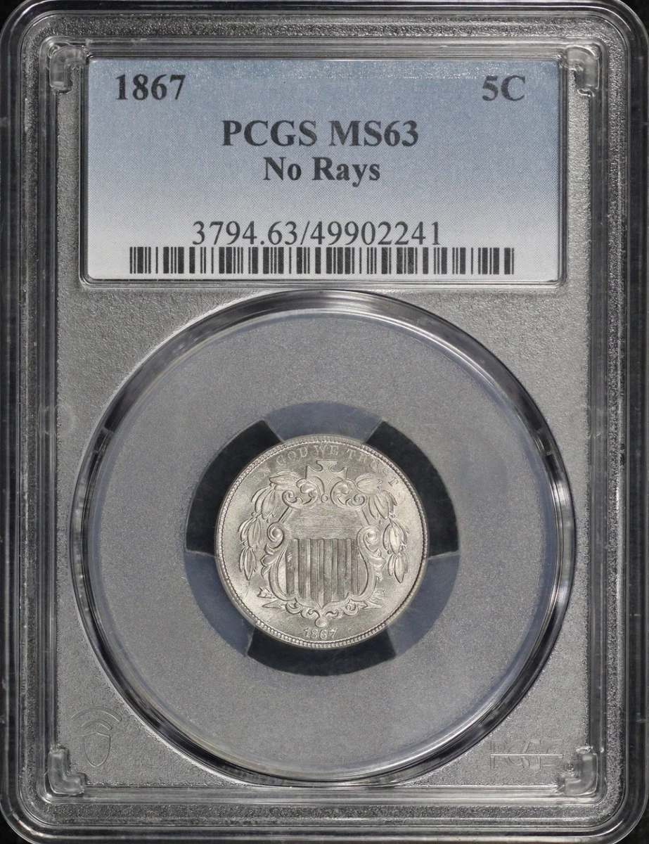 1867 Year US Shield Nickels (1866-1883) for sale | eBay