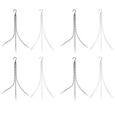 8 Sets Hanging Planters Flower Basket Chain for Flowerpot Chains