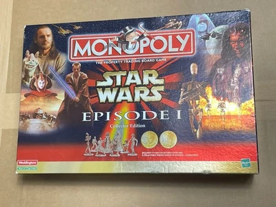 Monopoly Star Wars 1999 Episode 1 Collector Edition - Complete with coins | Used - Photo 1/4