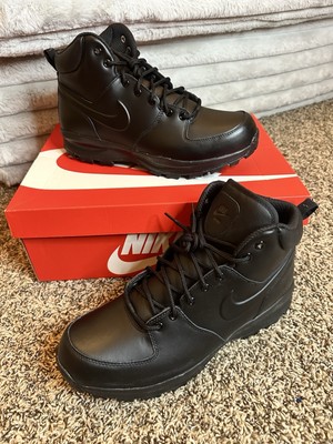 Nike Men's Manoa BlackLeather Boot - Size 12 US