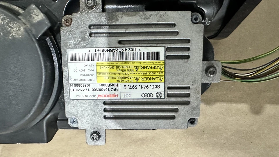 Faro conductor xenón HID autoajustable Opt 8Q3 se adapta a 10-15 AUDI Q7 1670248 Foto 2 de 4