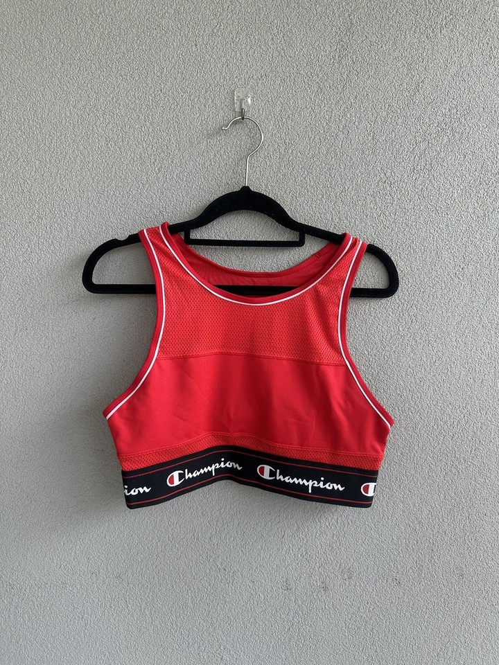 Red Champion Sports Bra
