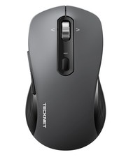 Wireless Bluetooth Mouse, USB  BT1  BT2 Silent Click,4Way Scroll Wheel Wire...