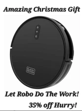 Robot Vacuum Cleaner Smart App Control Self-Charging Carpet Hardwood FLR Hepa 