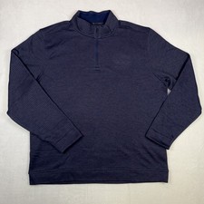 Under Armour Men's UA Storm Sweater Fleece Quarter-Zip Pullover Size XXL Navy