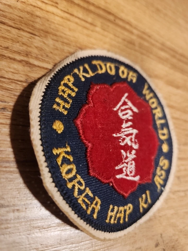 Vtg 1970s Original World Hapkido Association Korea Hap Ki Do Martial Arts Patch  - Image 2 of 4
