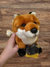 Rare Retired Ganz Webkinz Signature Fox Plush 8" WKSS2000 W/ Digital Code Read