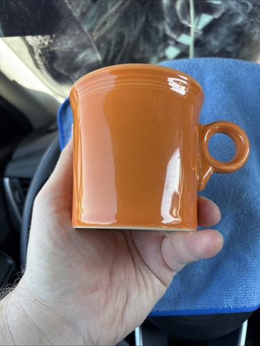 Vintage Fiestaware O Ring Becher Mandarine - Bild 4 von 5