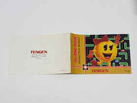 Ms. Pac-Man Tengen Authentic NES Nintendo Manual Only *