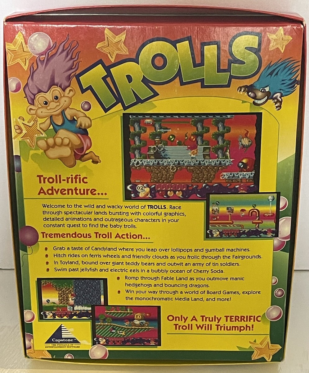 Trolls Big Box Pc Game 1992 RadioShack Special *Floppy Disk* | eBay