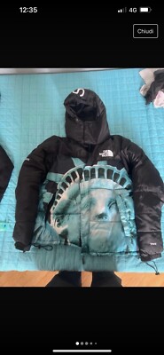 Supreme X The North Face Freiheitsstatue Baltoro Jacke schwarz Statue Liberty