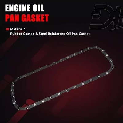 Oil Pan Gasket For Cummins ISX15 QSX15 – Replaces 4026684 3679943 – BLKPRO Heavy Duty