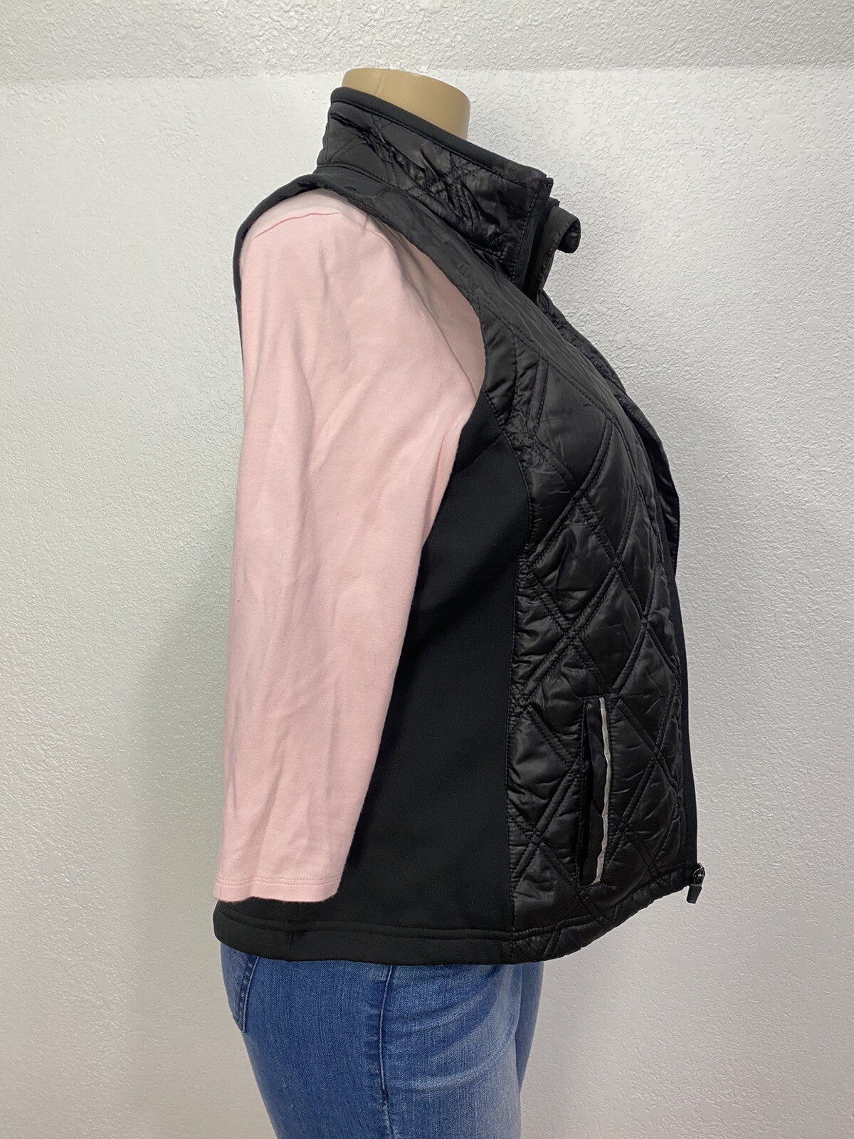 Activology Quilted Warm Basic Soft Vest Women Siz… - image 2