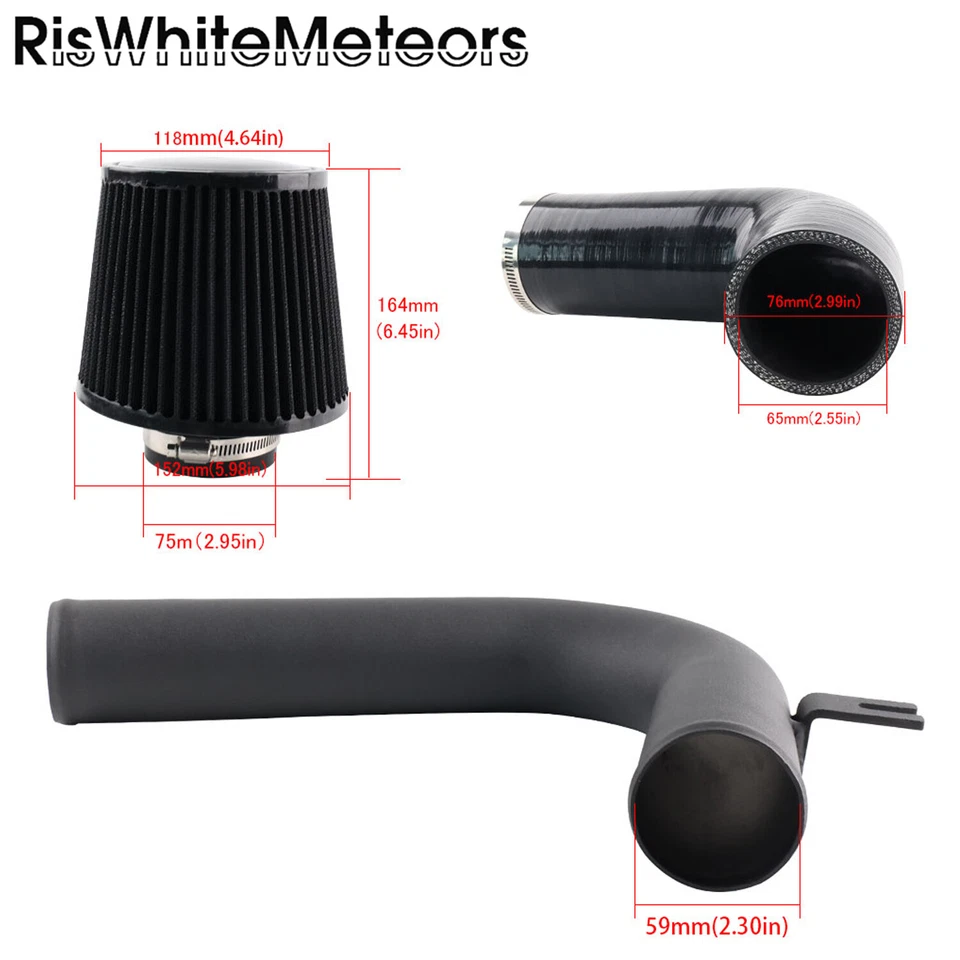 For Audi A3 Q3 VW Golf GTI MK7 Skoda 1.2T 1.4T EA211 Cold Air Intake System Kit Foto 2 de 4