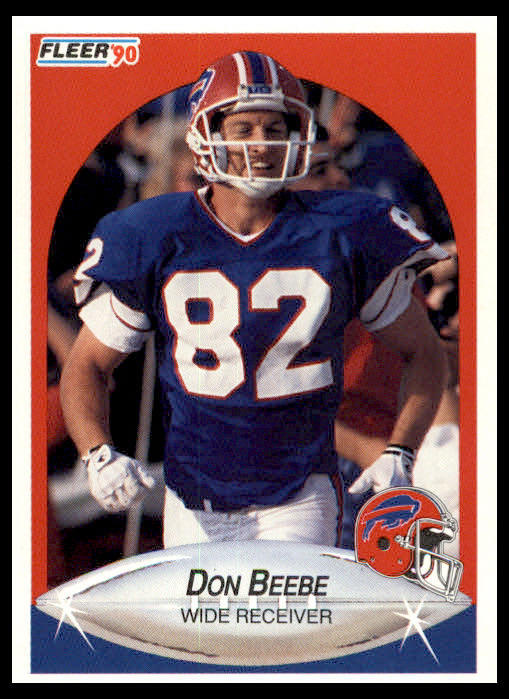 1990 Fleer #110b Don Beebe Buffalo Bills