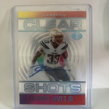 2021 Panini Illusions - Clear Shots Red Signatures #CS-6 Derwin James 99AU)
