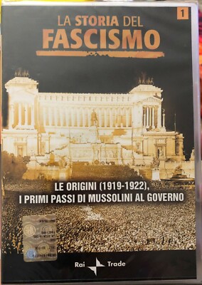La storia del Fascismo n. 1 DVD di Rai Trade,  2022,  La Sicilia