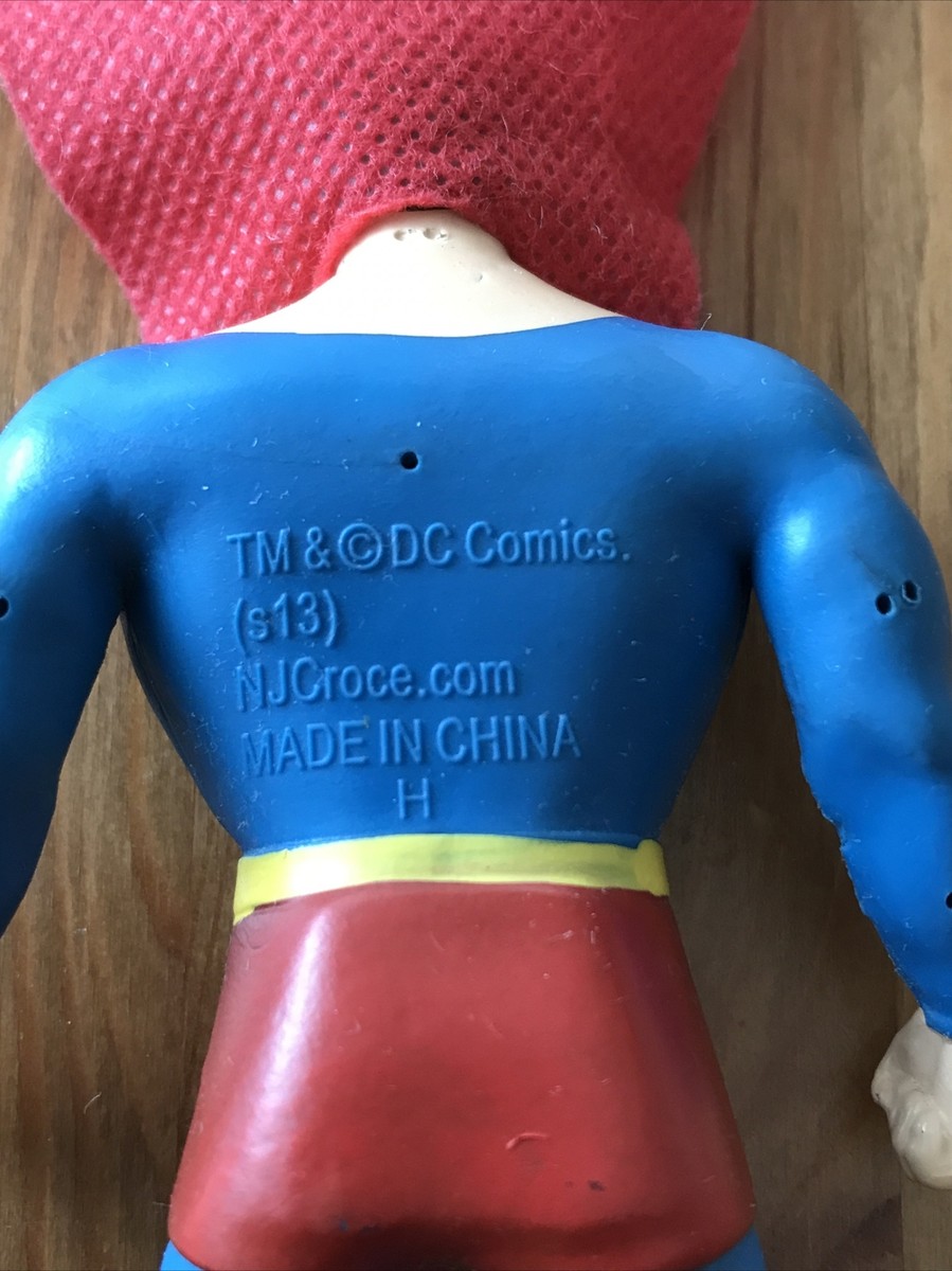 Vintage Superman Figure TM & DC Comics S13 Rubber by NJ Vintage Superman Figure TM & DC Comics S13 Rubber by NJ