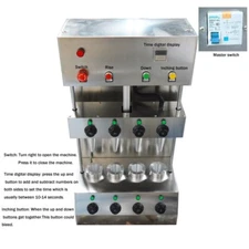 Pizza Cone Forming Machine 4 Molds Commercial Automatic Handheld Pizza Cone Make