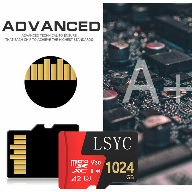 SD Card Memory Card Ultra 1024G Class 10 HD Camera Mobile Phone Tablet. NEW.SDXC-image