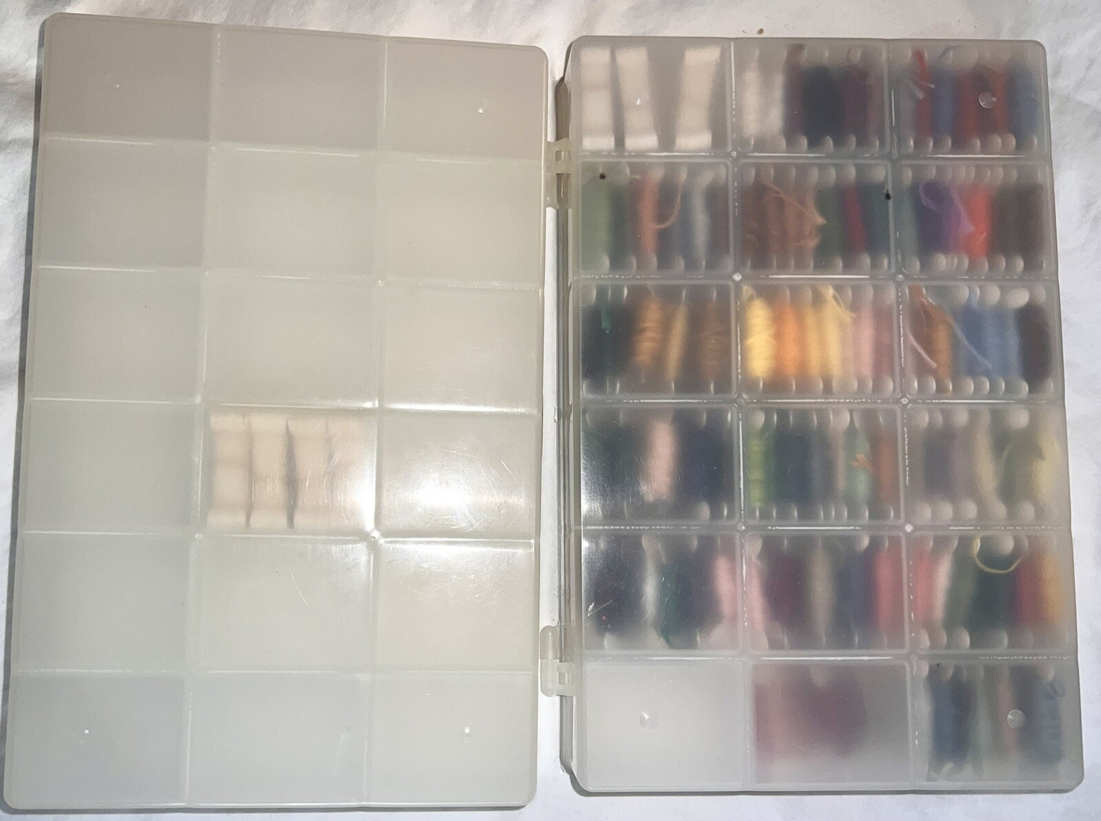 2 Darice Embroidery Floss Sewing Craft Beads Storage Organizers Lots of