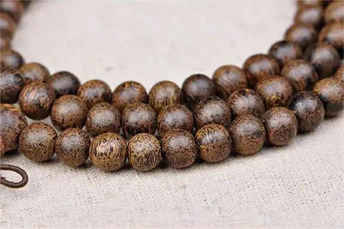 6mm*108 Genuine Cambodia Wild Agarwood Aloewood Malas Meditation Prayer Beads - Picture 17 of 17