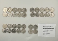 2022 - 2025 P & D American Women Quarter Complete Set With 40 Bu Coins