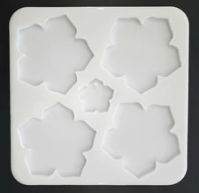 HIBISCUS Coasters Silicone Mold AU