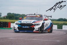 Adam Morgan Hand Signed 9x6 Photo Touring Cars Autograph 1