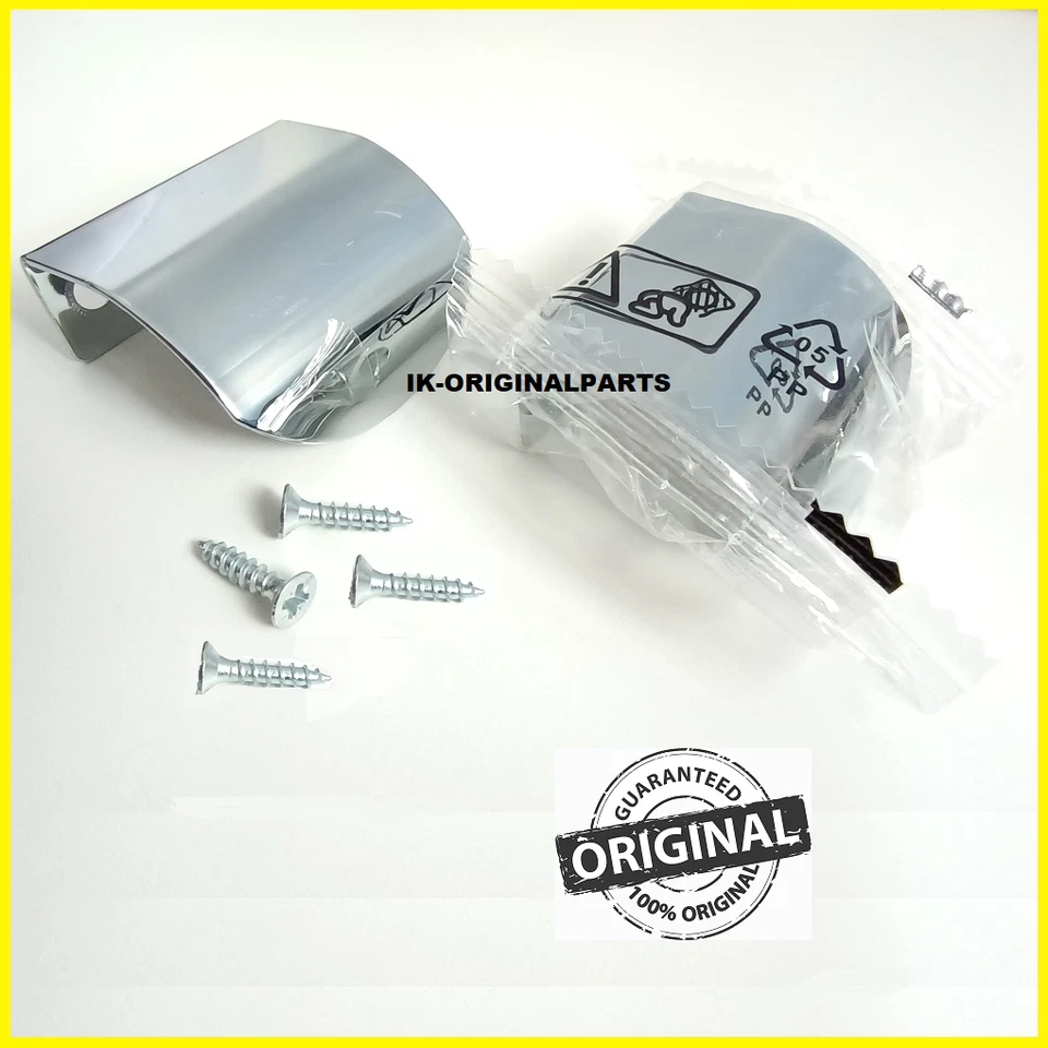 IKEA OPPARYD HANDLES CHROME PLATED & SCREWS BRAND NEW ORIGINAL PARTS
