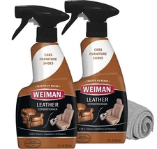 Weiman Leather Conditioner 24 Fl Oz Multi Action Cleaner and Protector