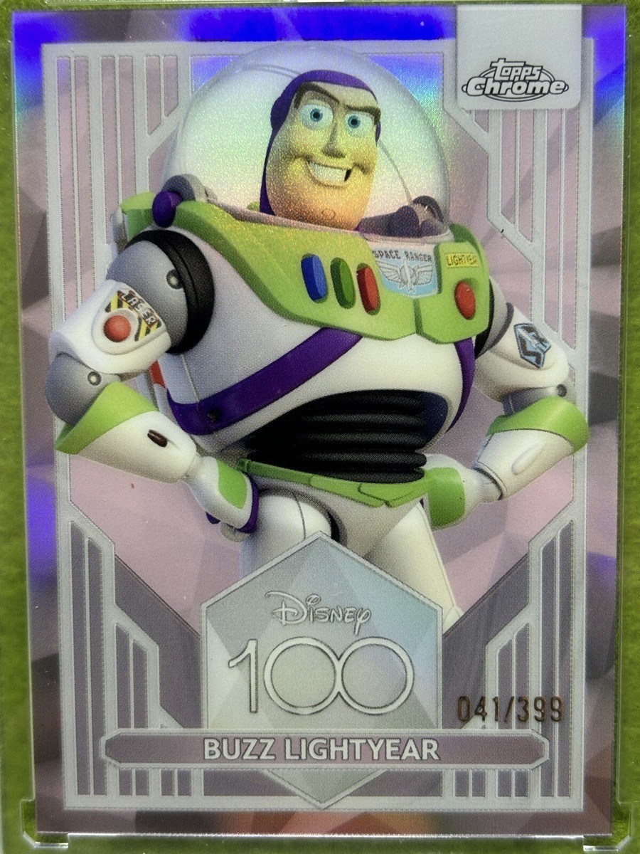 Buzz LightYear DISNEY 100 PINK REFRACTOR # /399 Toy Story Buzz LightYear DISNEY 100 PINK REFRACTOR # /399 Toy Story