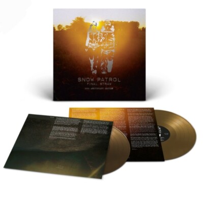 Snow Patrol Final Straw 2LP 20th Anniversary Gold Vinyl Brand New Sealed
