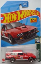 2023 Hot Wheels RETRO RACERS 10/10 Alfa Romeo GTV6 3.0 185/250 (Red)