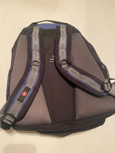 Plecak na laptopa Swiss Gear Wenger 17 cali - niebiesko-czarny - Zdjęcie 12 z 13