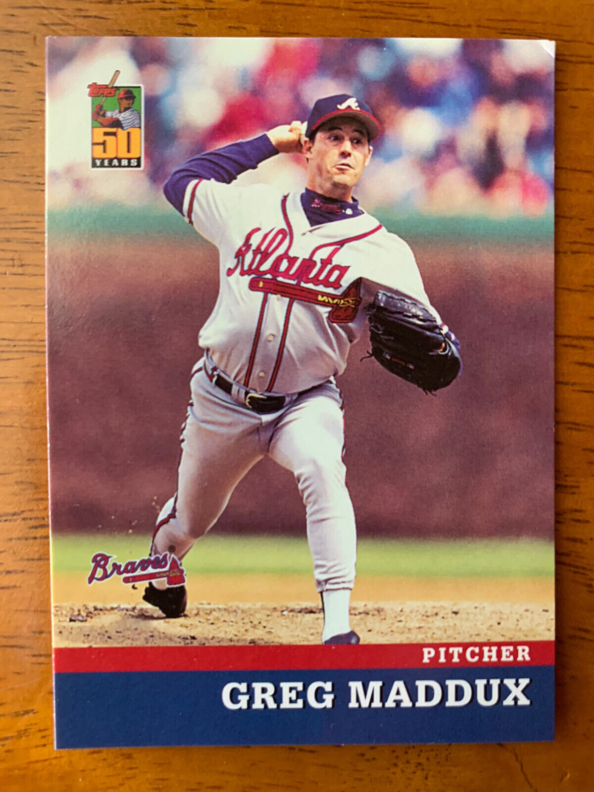 2001 Topps 50 Years Postopia Card #5 Of 18 Pitcher Greg Maddux