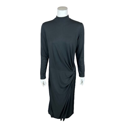 Studio Park x Shawn Killinger Women's Petite Knit Mock-Neck Maxi Dress PM Size