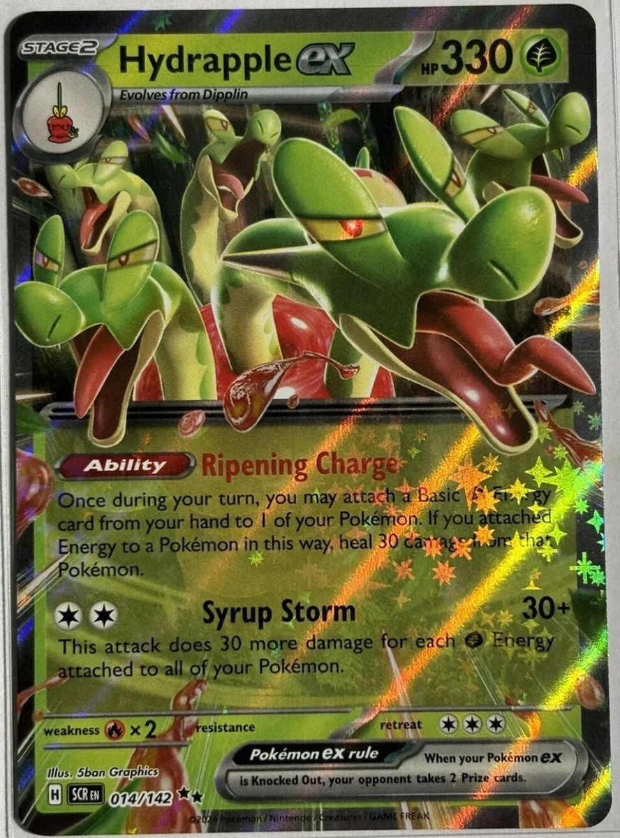 Hydrapple EX 014/142 Full Art NM/M Stellar Crown Pokemon Card | eBay