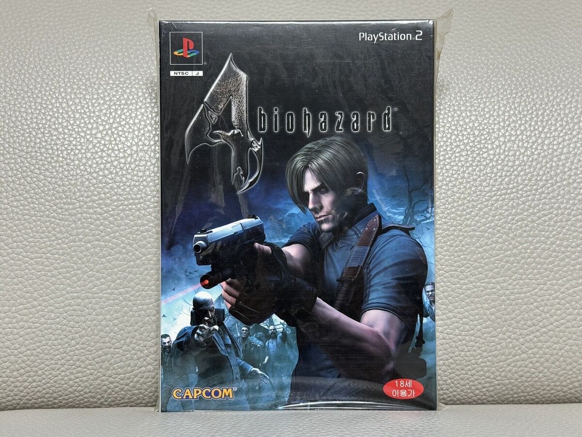 SEALED Korean Resident Evil Biohazard 4 PS2 Korean Limited SEALED Korean Resident Evil Biohazard 4 PS2 Korean Limited