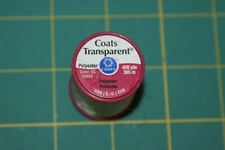 COATS & CLARK CLEAR TRANSPARENT THREAD ~ 400 YDS