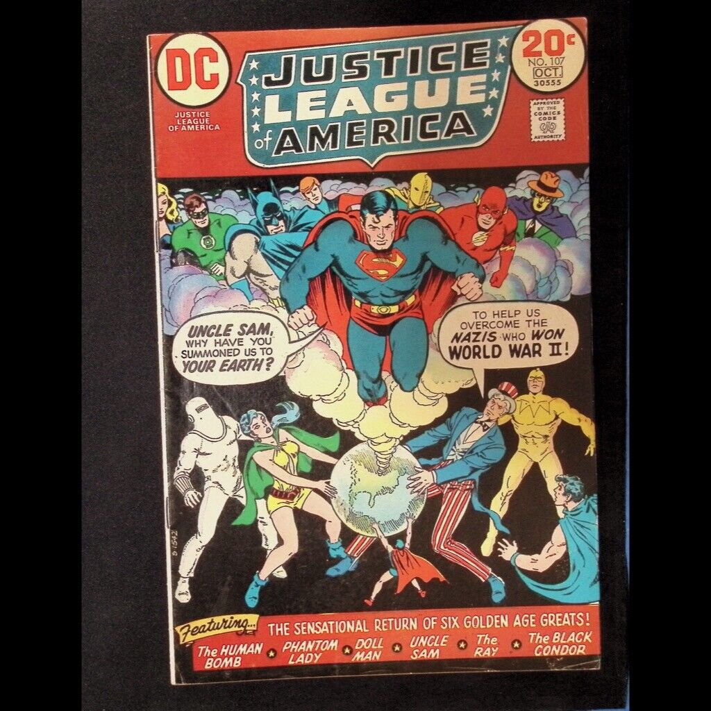 Justice League of America, Vol. 1 107 1st team app. The Freedom Fighters, Debut