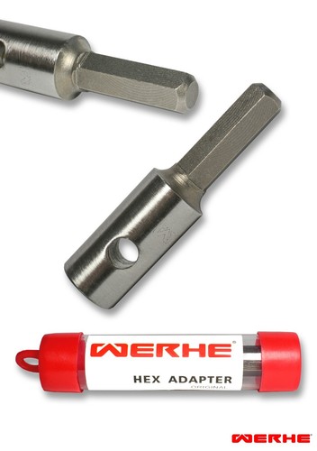 Taladro profesional WERHE® acero completo, taladro de tierra 120 mm doble eje con adaptador hexagonal - Imagen 9 de 9
