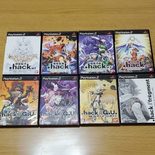 PS2 .hack 1 2 3 4 G.U. 1 2 3 Fragment Set USED | eBay