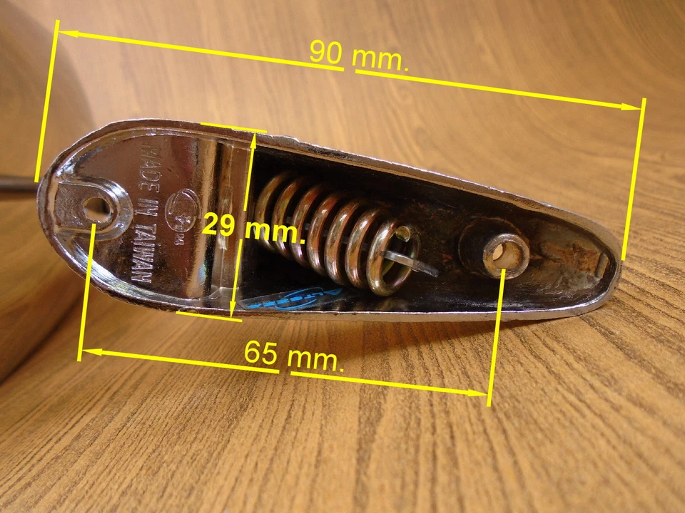 Chrome Fender&Door Mirrors Pair Shiny Volvo 144:1966 1967 1968 1969 1971 1972 Foto 4 de 4