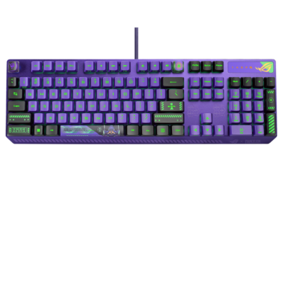 Limited Edition EVANGELION EVA-01 ASUS ROG Strix Scope RX Keyboard