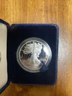 1997-W West Point Silver American Eagle 99.9% Fine Silver w/US Mint Box & COA